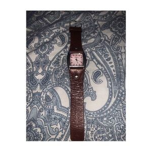 Brown-Leather FOSSIL Watch